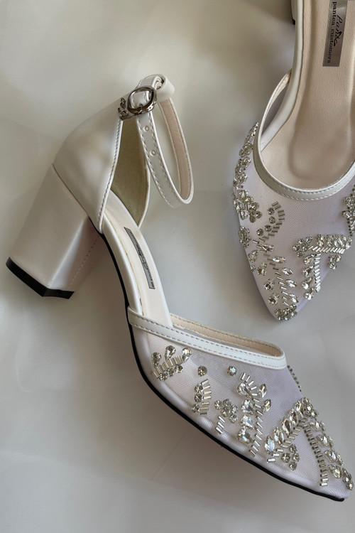 کفش عروس جواهردوزی