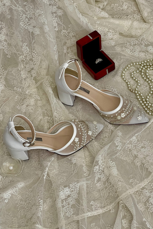 خرید کفش عروس پاشنه بلند