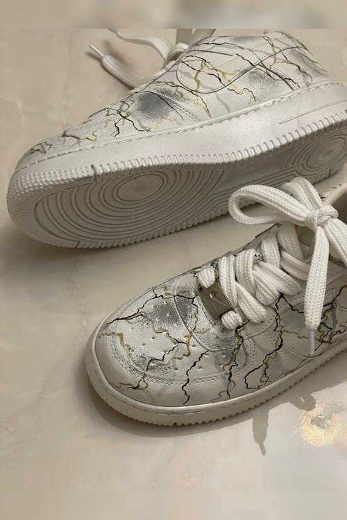 خرید کفش ایرفورس نایک نقاشی شده