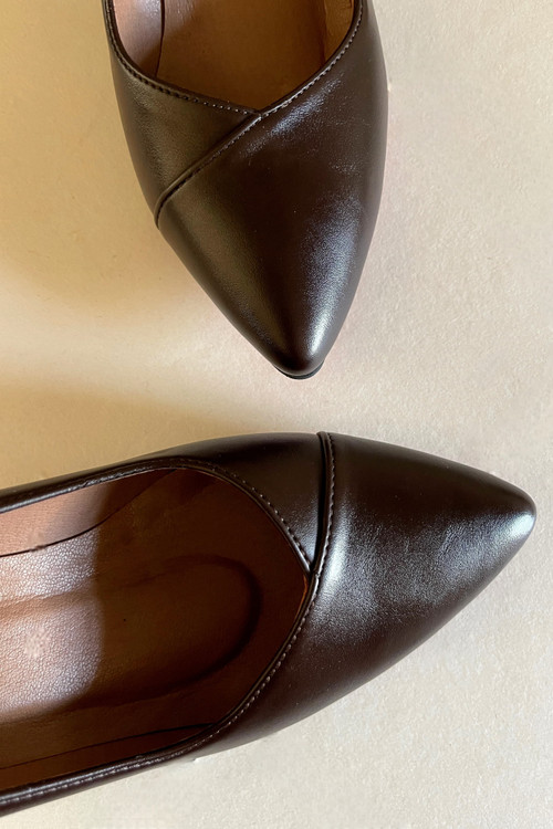 خرید کفش مجلسی زنانه قهوه ای